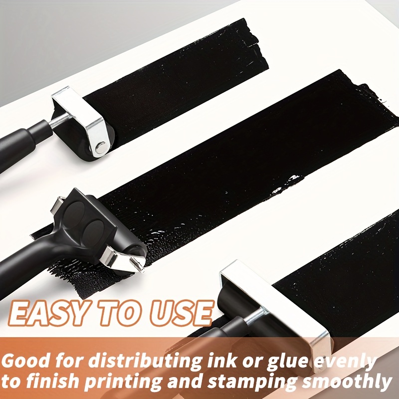 1 st 2.2 "/ 3.9"/ 5.9 "/7.6" Rubber Brayer Roller voor Printmaking, lijmen, Graveren, Wallpapers, Afdrukken Inkt Blokken, Ambachtelijke Stempelen