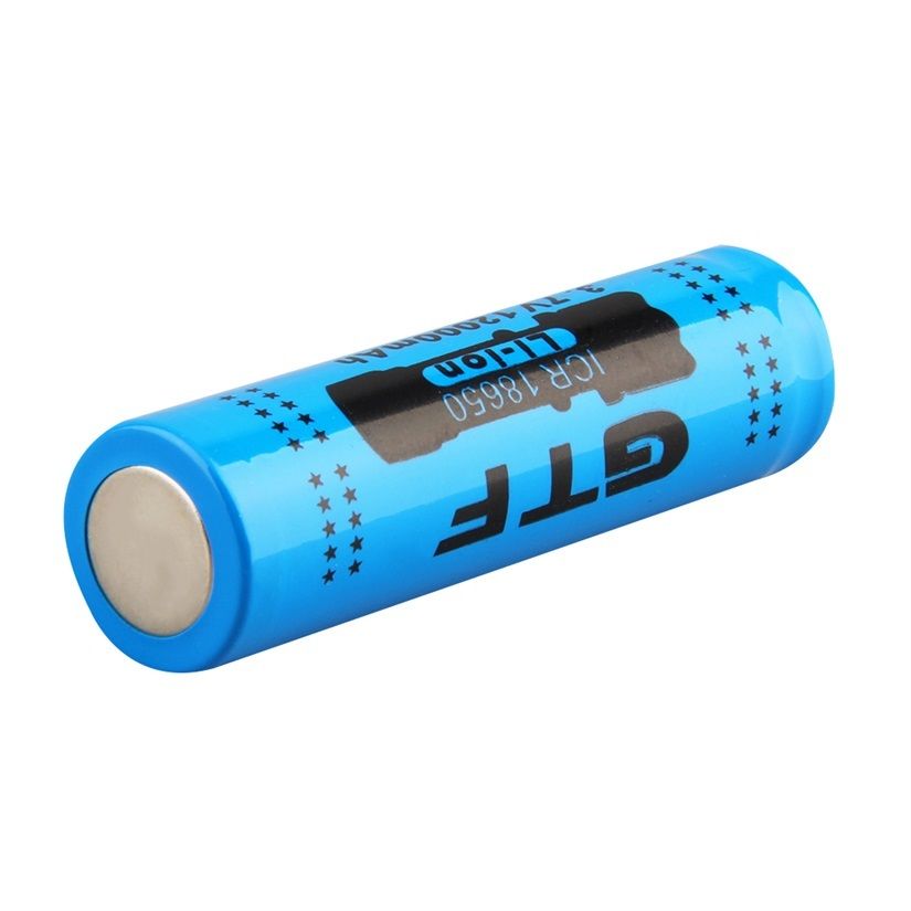 GTF 1pc 18650 3.7V 12000mAh Rechargeable Li-ion Battery for LED Torch Flashlight