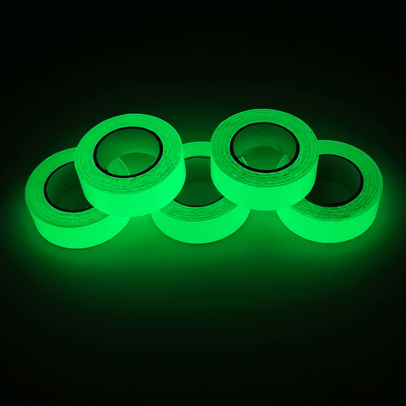 Zelfklevende Lichtgevende Veiligheidstape, Diy Decoratieve Gloeiende Tape, Podium Trap Veiligheid Waarschuwingstape Groen Fluorescerend Waarschuwingstape