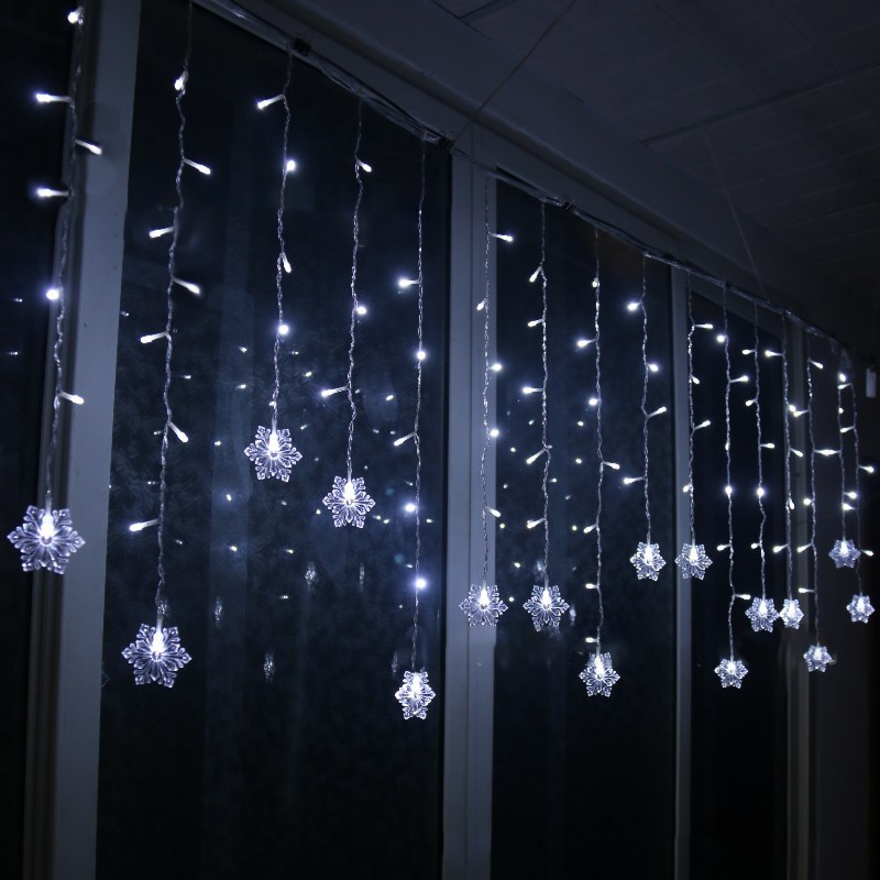 3.5m led lumihiutale verho valot keiju seppele valot joulukoristeita valot kotijuhliin joulu ulkona