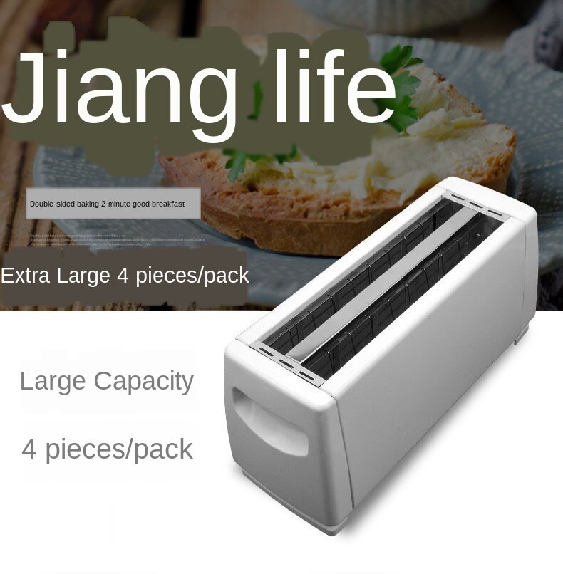 Toaster 4-Piece Automatic Toaster Household Breakfast Toaster Multi-Function Sandwich Machine