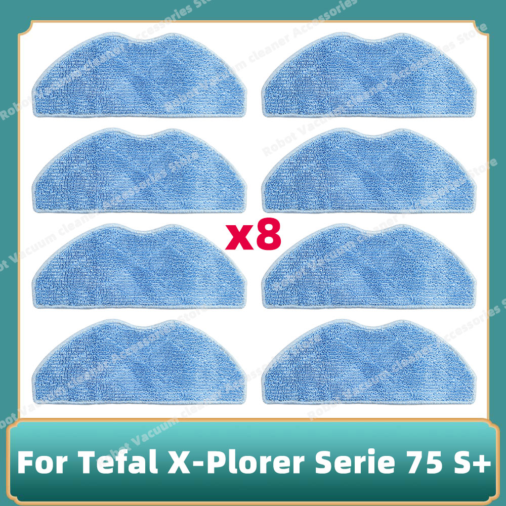 Compatibel Voor Tefal Rowenta X-plorer Serie 75S RR8577WH/75S + RG8597W Roller Belangrijkste Zijborstel Hepa Filter Mop doek Onderdelen: Donkergrijs