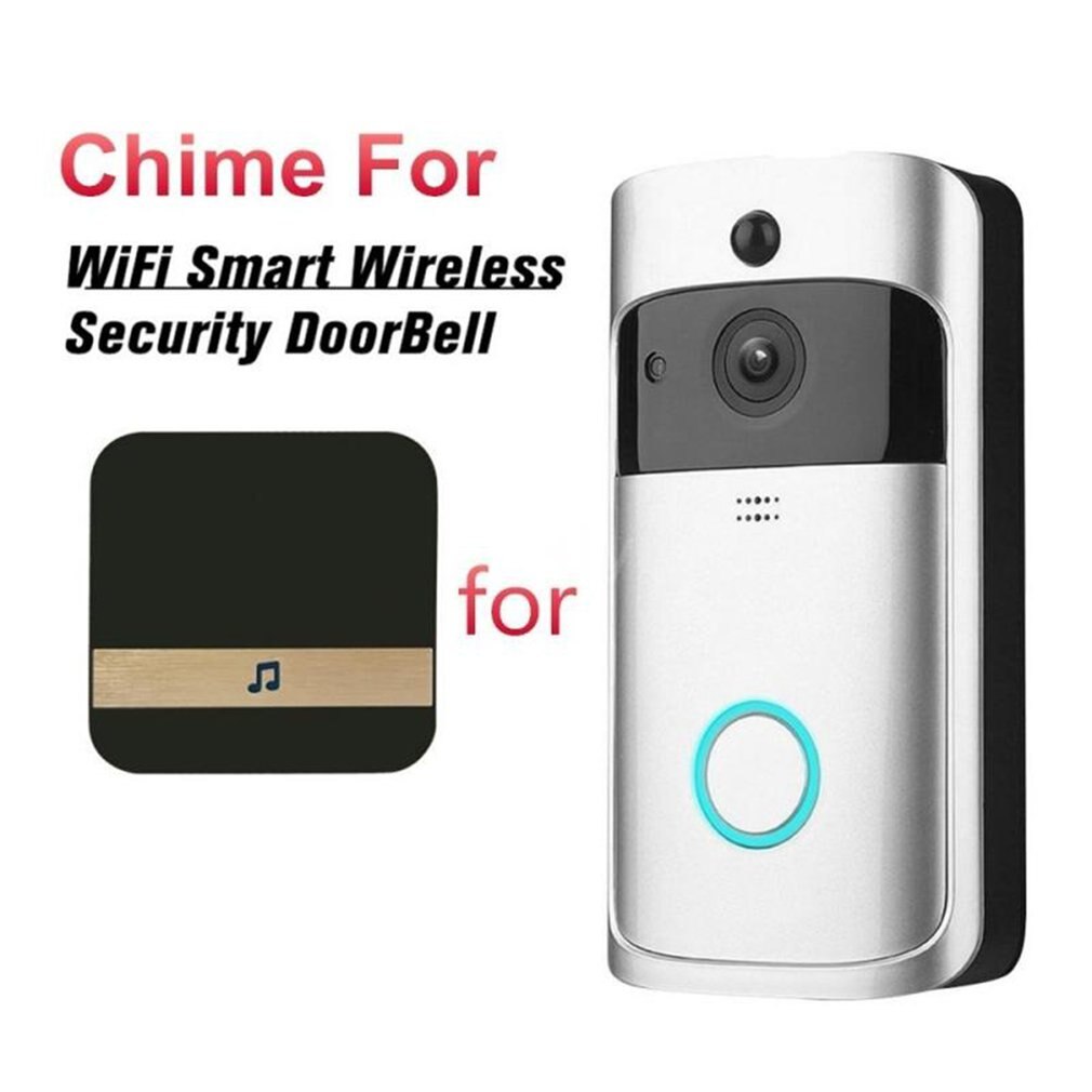 WiFi inalámbrico remoto timbre inteligente Cámara timbre puerta Ding Dong máquina 2,4 GHz Video cámara teléfono intercomunicador PIR seguridad