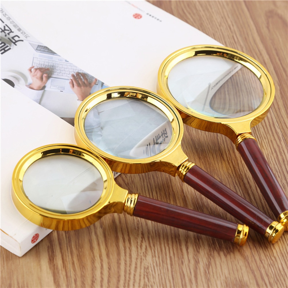 10X Portable 60mm Handheld High Definition Reading Magnifier Glass Eye Loupe Magnifying Glass Magnifier for Reading Jewelry