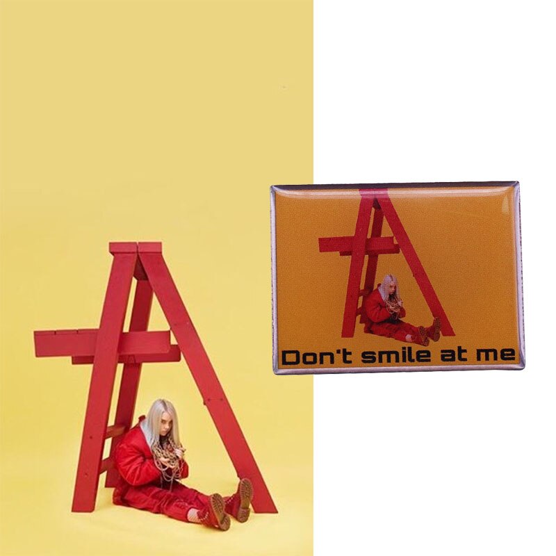 Nie uśmiechaj się robić mnie broszka emaliowana przypinka przypinki na klapę ze stopu metali