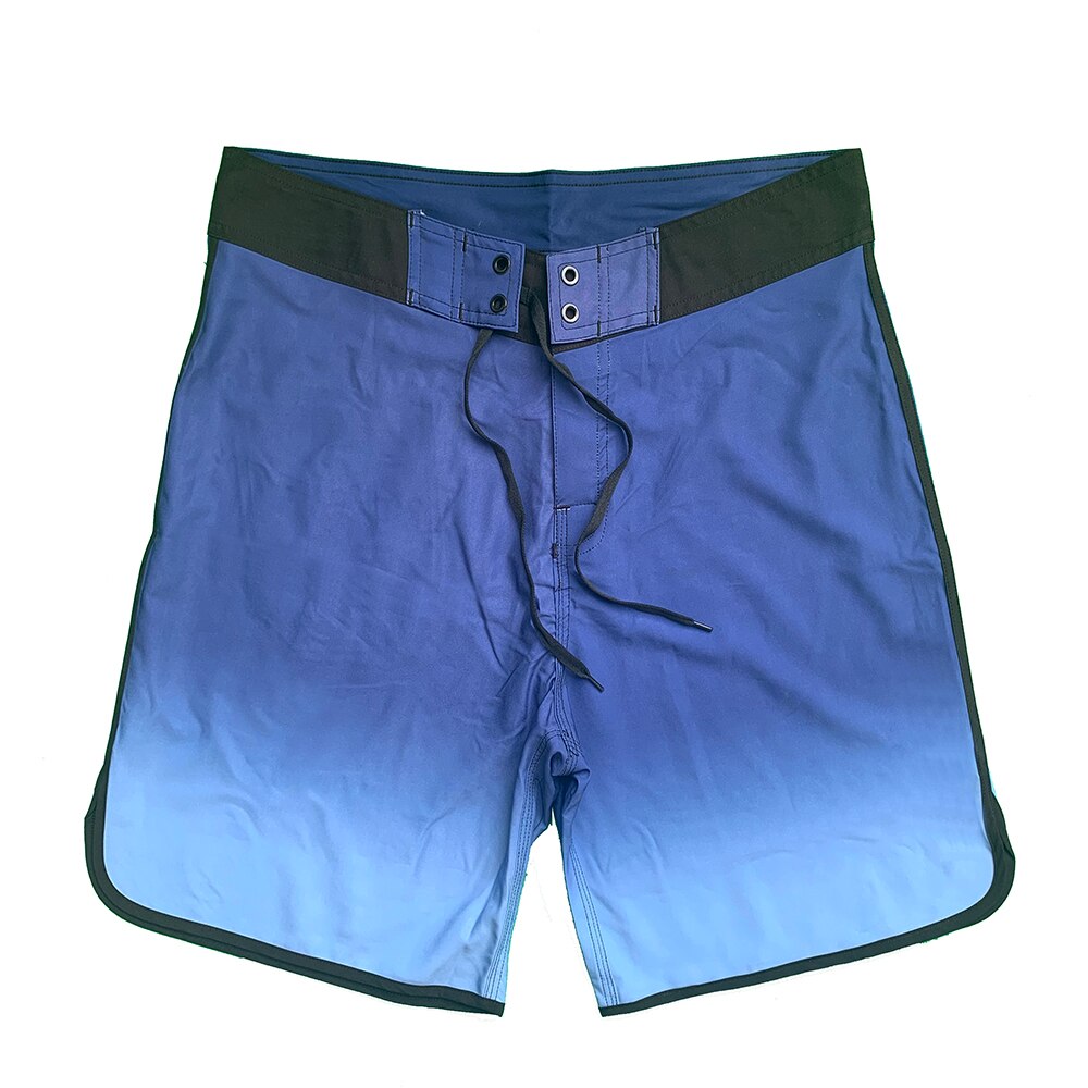 Gradient Mannen Shorts Strand Broek Zomer Mode Koele Pocket Siwmwear Board Badpak Man Zwembroek Shorts Beachwear: Blauw / W30