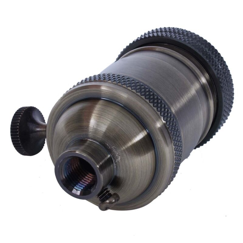 ! E27 ES Vintage Retro Edison Screw Bulb Socket Lamp Holder Light With Switch bronze