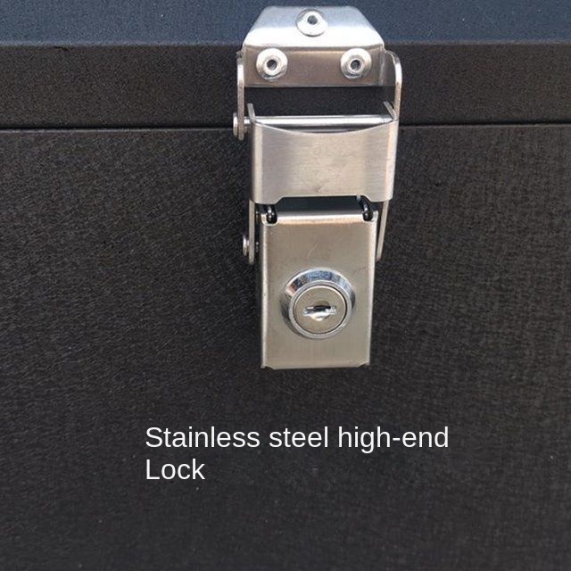 Edelstahl Schloss Seite Kasten Werkzeugkoffer Schloss Tasche Teil Hardware- Motorrad Aluminiumlegierung Kofferraum feste Schnalle DIY handgefertigt
