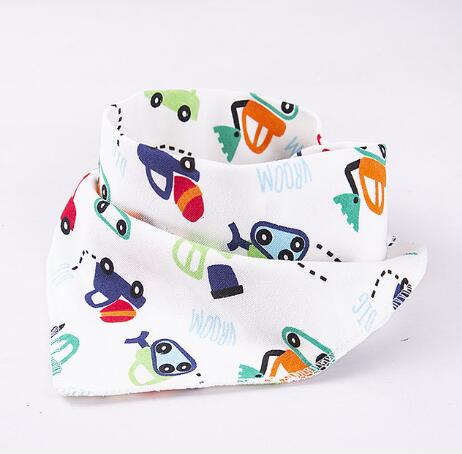 Bawełniane śliniaki dla dzieci kwiat wodoodporne śliniaki śliniaczek obrotowe dziecko Babador fasola bluza niemowlę śliniaki dla niemowląt śliniaki Bandana: chłopiec car bib