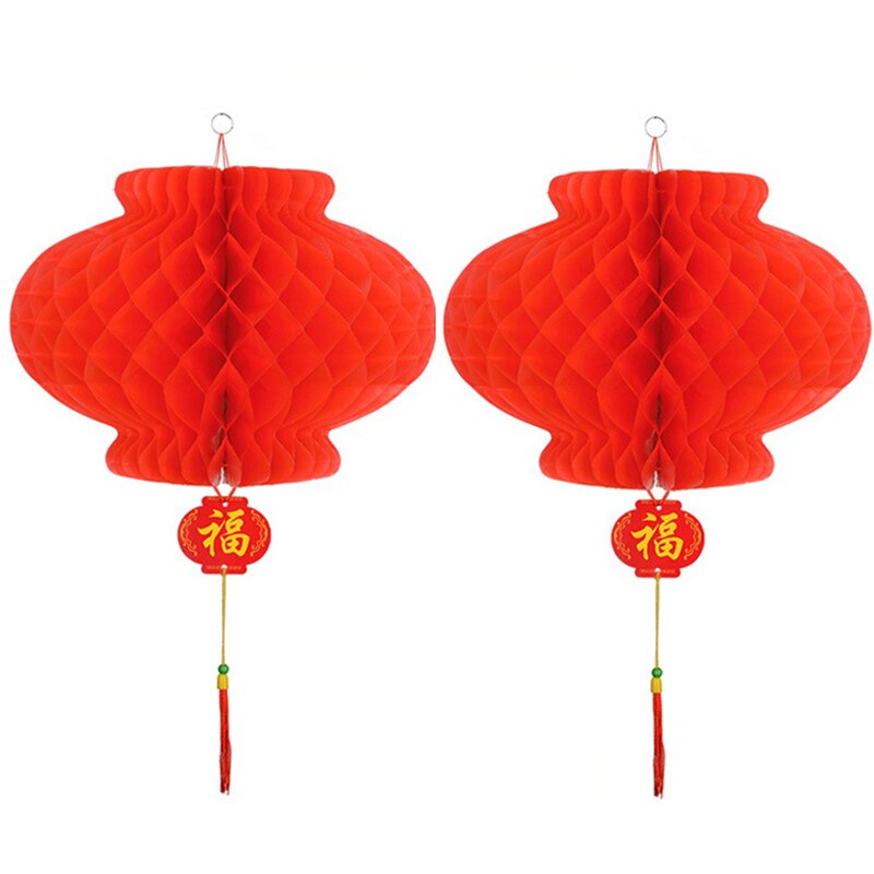 1pcs year 2022 paper lantern chinese festival red lantern pendant Christmas Decorations for home Ornaments Lanterns