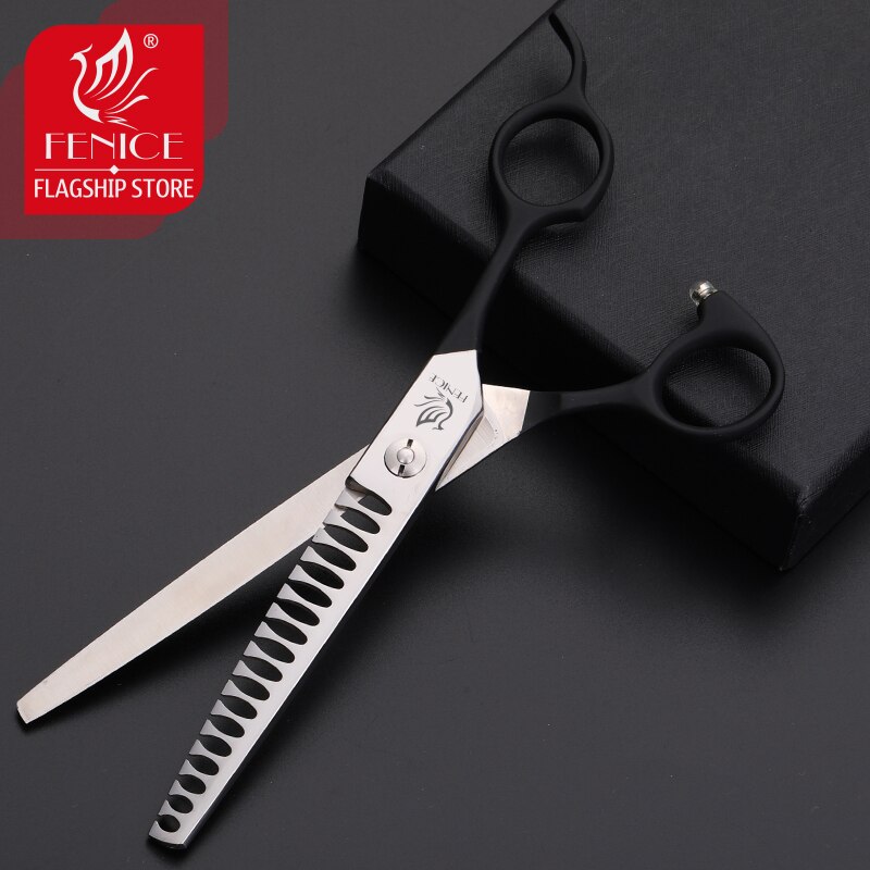 Fenice 6.75 inch Dog Thinning Scissors Pets Haircut Shears Thinning Rate 75% Japan 440C Stainless Steel