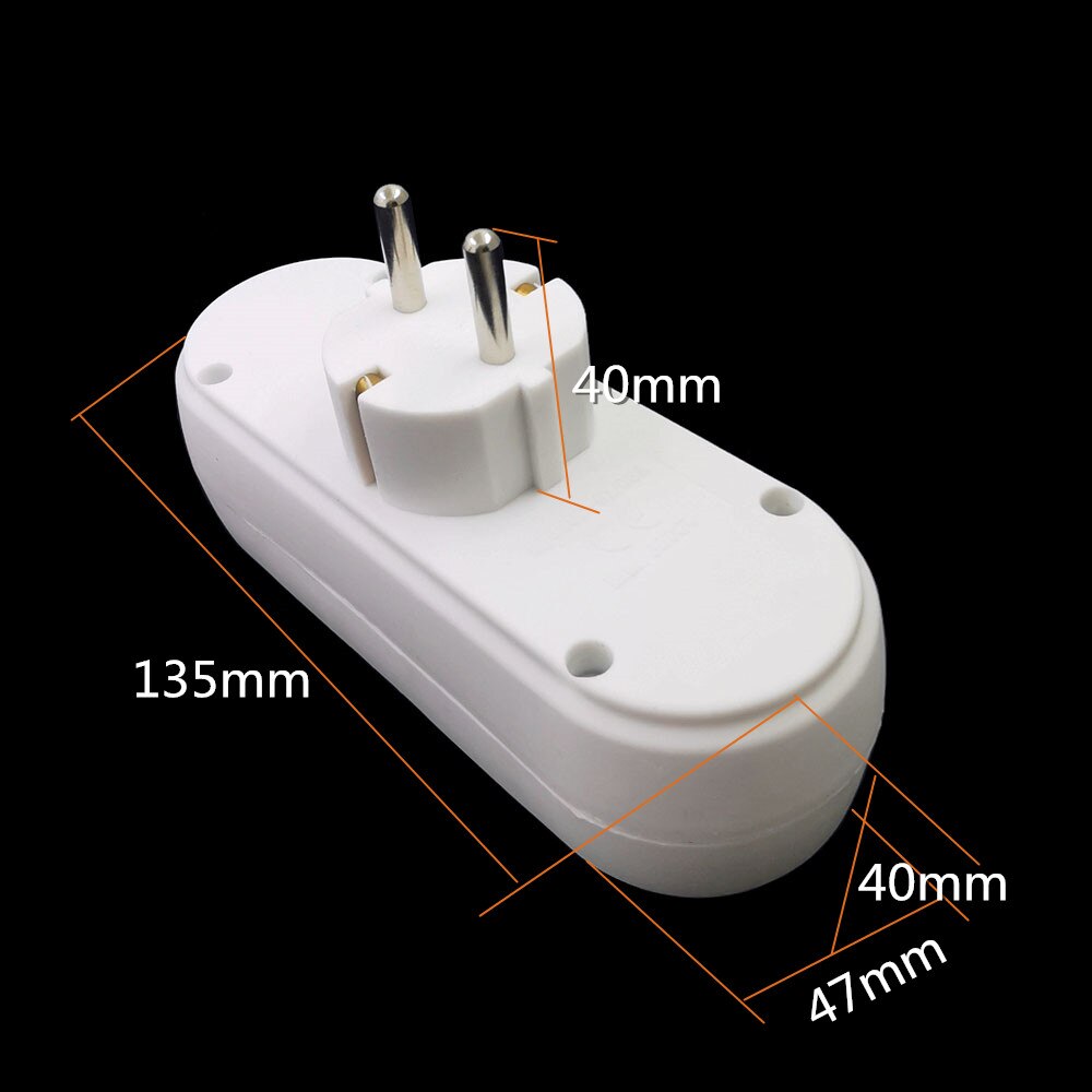 European standard power supply Conversion plug German standard converter Extended socket 16A250V