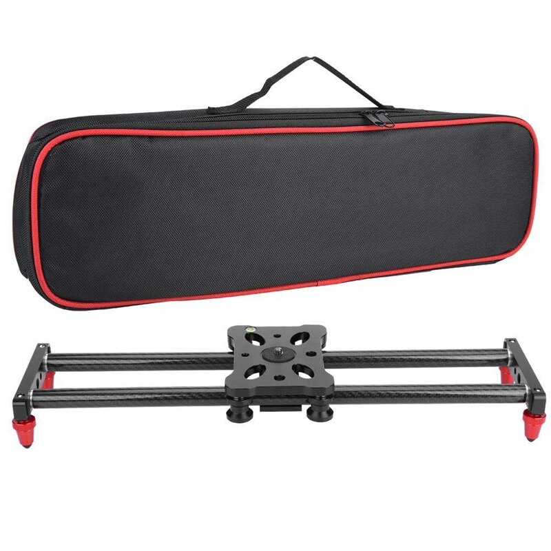 Caméra curseur Fiber de carbone Dolly piste vidéo stabilisateur Rail pour appareil photo Dslr vidéo film photographie caméscope Stabili: Default Title