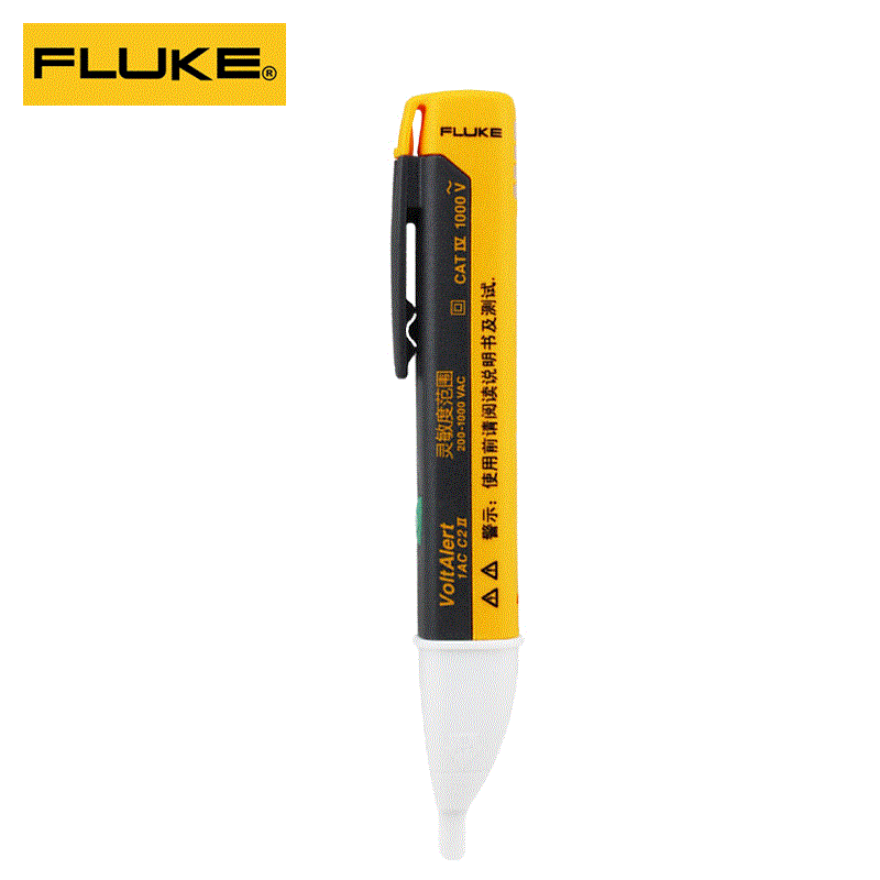 Frete grátis 1 pçs fluke 1ac-c2 ii 200 v-1000 v voltalert sem contato tensão detector caneta tester