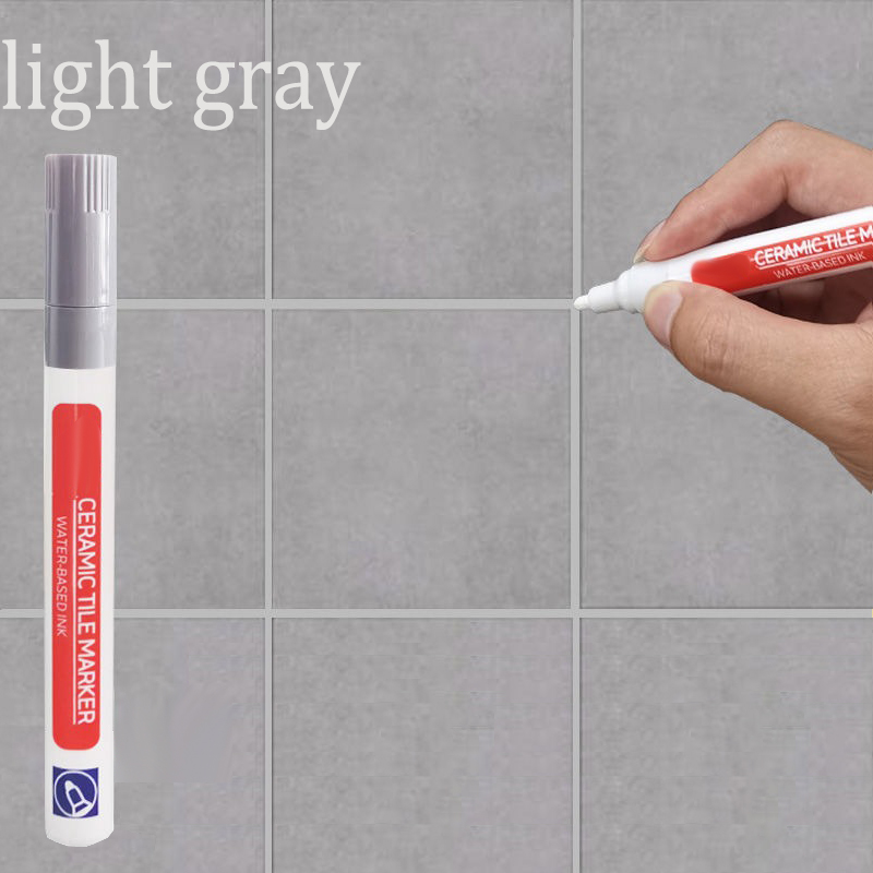 Fliesen mörtel Reparatur Fliesen mörtel Reparatur Fliesen Marker Fliesen Marker Fuge Fütterung Stift Fliesen Farbe Stift lösch bar Whiteboard Marker yb003: Licht Grau