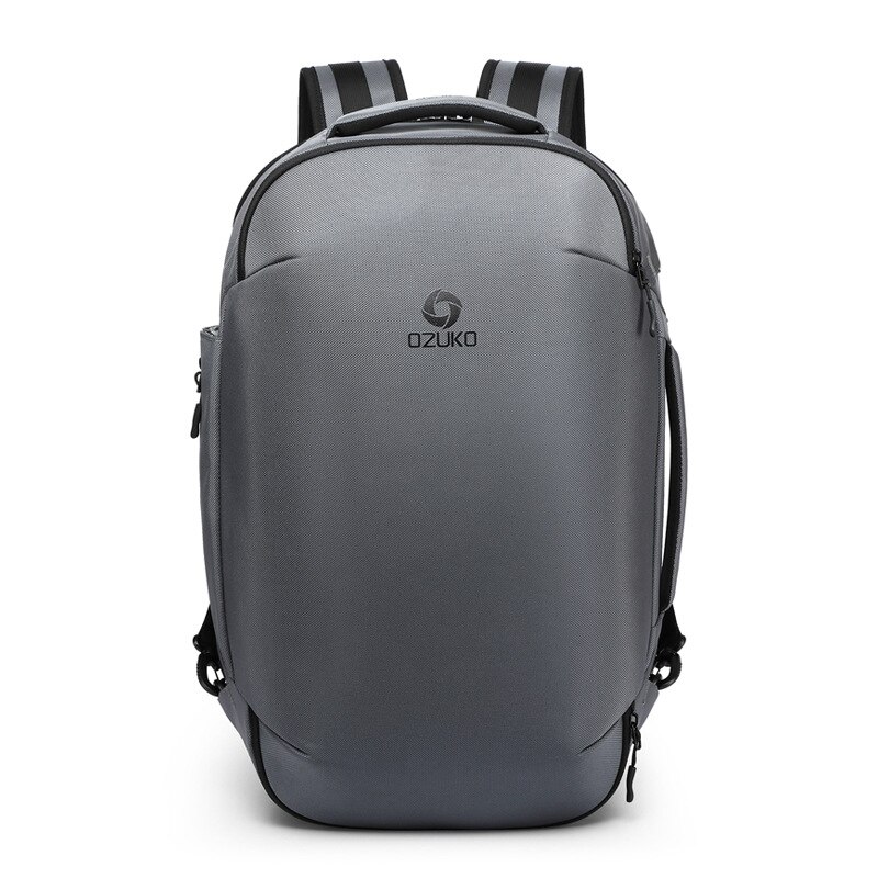 ¡Novedad de ! Mochilas multifunción para hombres OZUKO de 15,6 pulgadas para ordenador portátil, mochilas de para adolescentes, mochilas de viaje impermeables para hombres: grey / 20 pulgadas