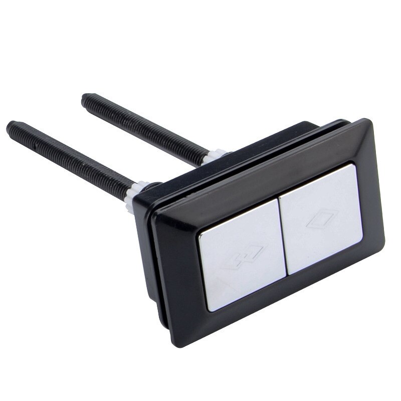 Square toilet push button closestool water tank flush double-press key button switch water tank accessories,JO21019