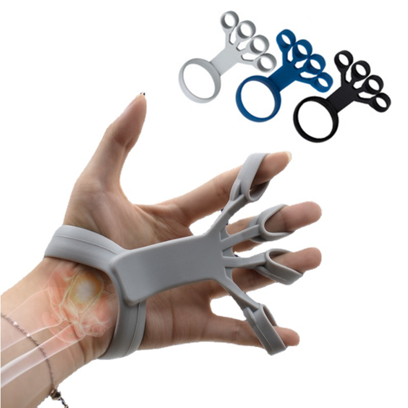 Silicone Grip Device Finger Exercise Stretcher Arthritis Hand Grip Trainer Strengthen Rehabilitation Training To Relieve Pain