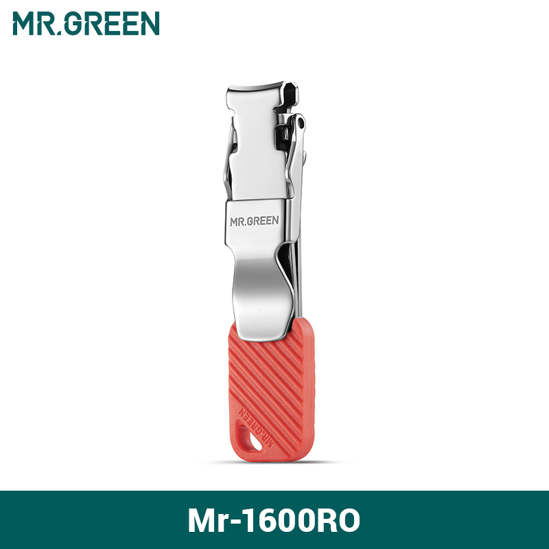Mr.green kompakt negleklipper sammenleggbar negleklipper manikyrverktøy bærbar negleklipper med nøkkelring neglesaks: Default Title