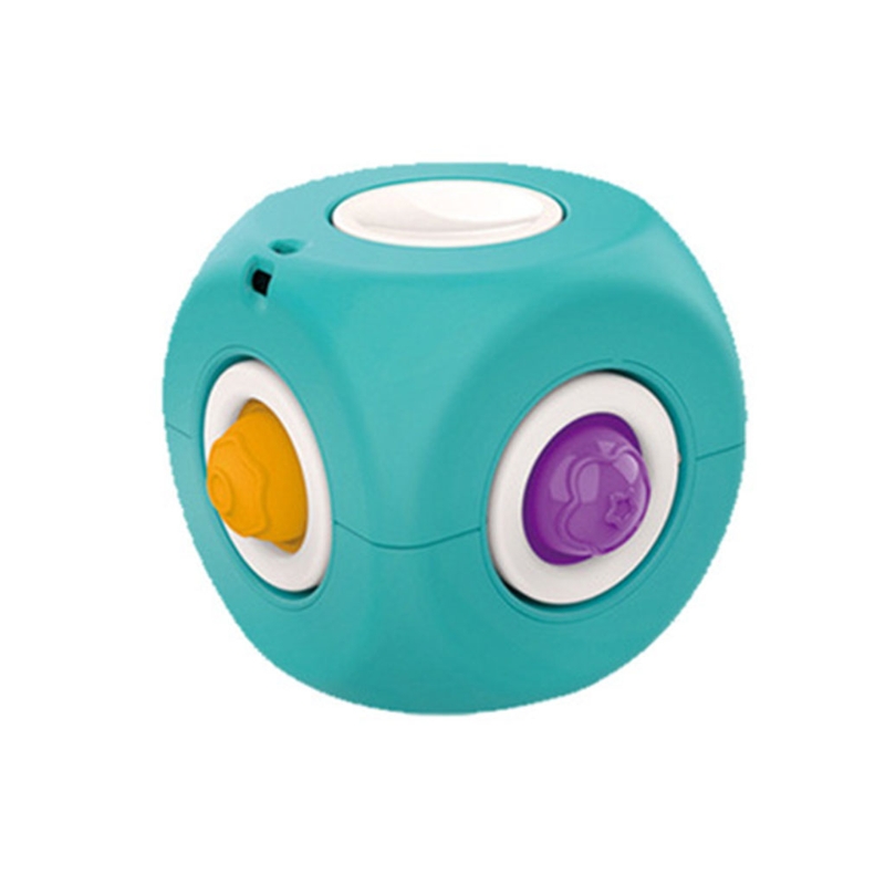 066B Decompression Toy Hand Therapy Toy Vent Gyro Educational Fidget Party Gift: Blue