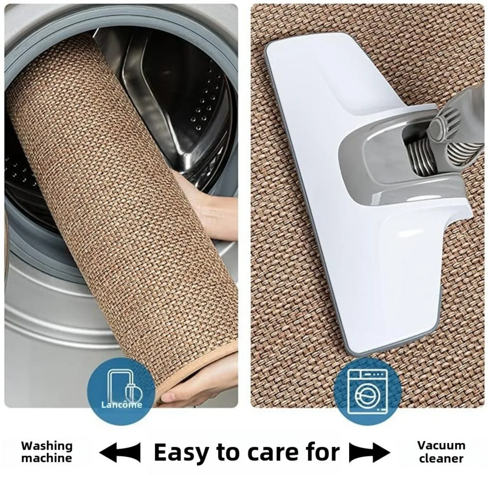 1PC Kitchen Weave Mats Anti-slip Washable Absorbent Runner Rugs Durable for Floor Bathroom Laundry Room Carpet Home Decorations