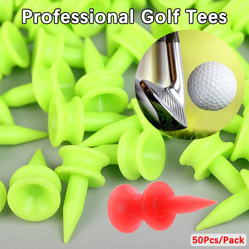 50Pcs Golf Tees Perfect For Teeing The Ball Improve Accuracy Training Golf 25MM 0.98' Castle Green Golfer Accessory
