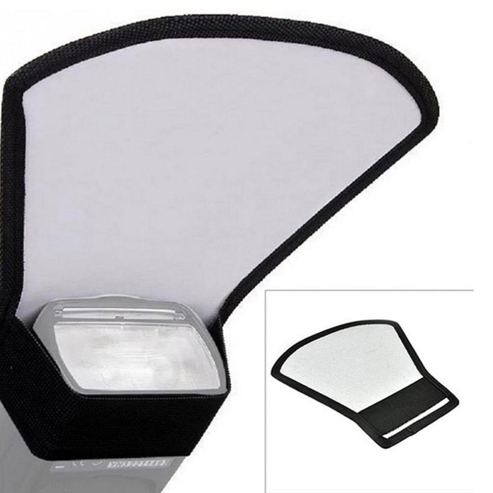 2 In 1 Universele Dslr Camera Flash Speedlite Diffuser Zilver/Witte Reflector Board Softbox Zacht Licht Voor Foto Nemen