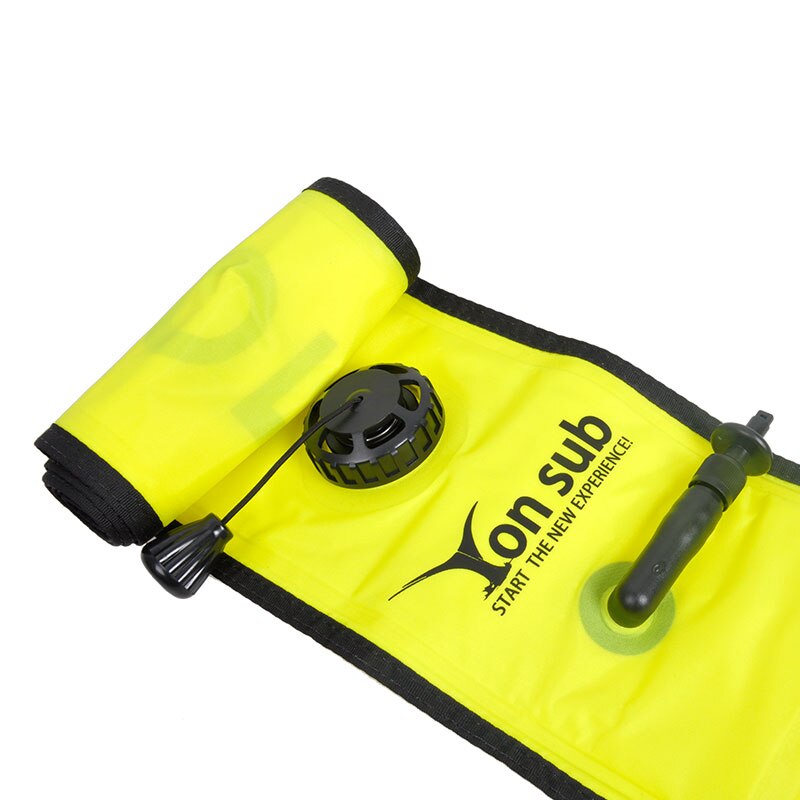 YonSub Scuba SMB Diving Surface Marker Buoy with High Visibility Inflatable Float Safety Sausage Signal Tube Signal Tube