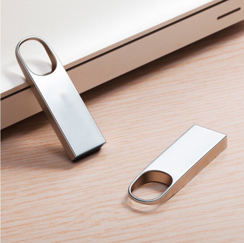 Individuelles LOGO Neue Metall Wasserdicht Key USB 2,0 Memory-Stick 4GB 8GB 16GB 32GB 64GB