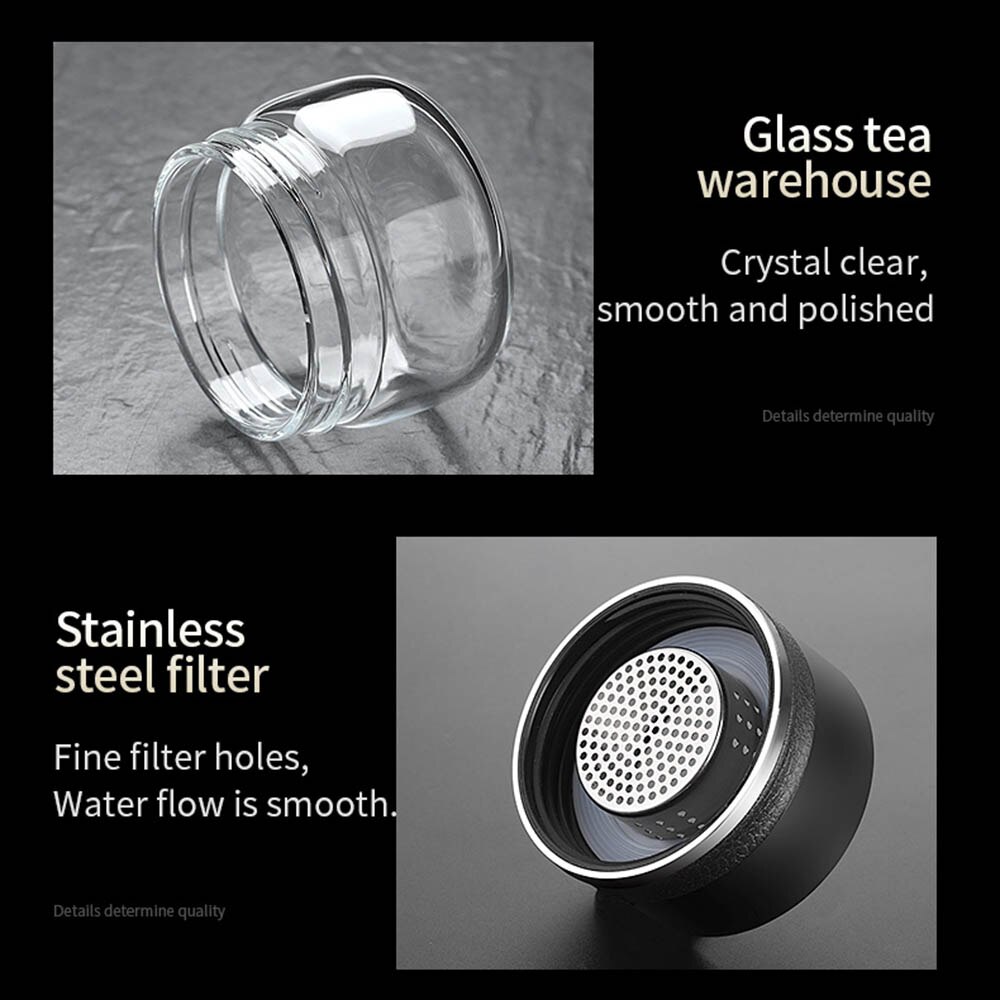 Vakuum Flasche Tee Blätter Getrennt Sieb Infuser Reise Tee Becher Flasche Geschäft Mann Trinken Werkzeug