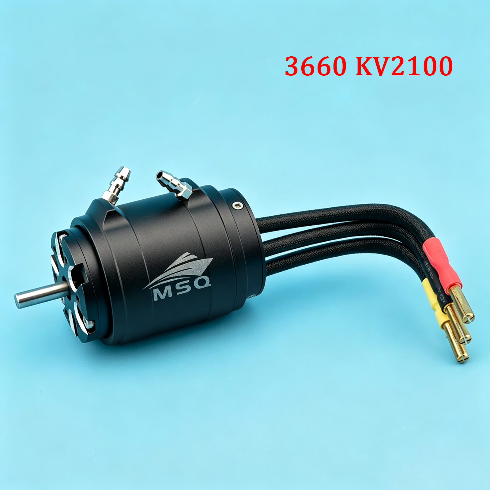 Ad alta Velocità MSQ 3650/3660/3674 Motore Brushless KV1600/1650/2000/2100/2200/2800/3400/3500 motore a 4 Poli Per La RC Marine Barche