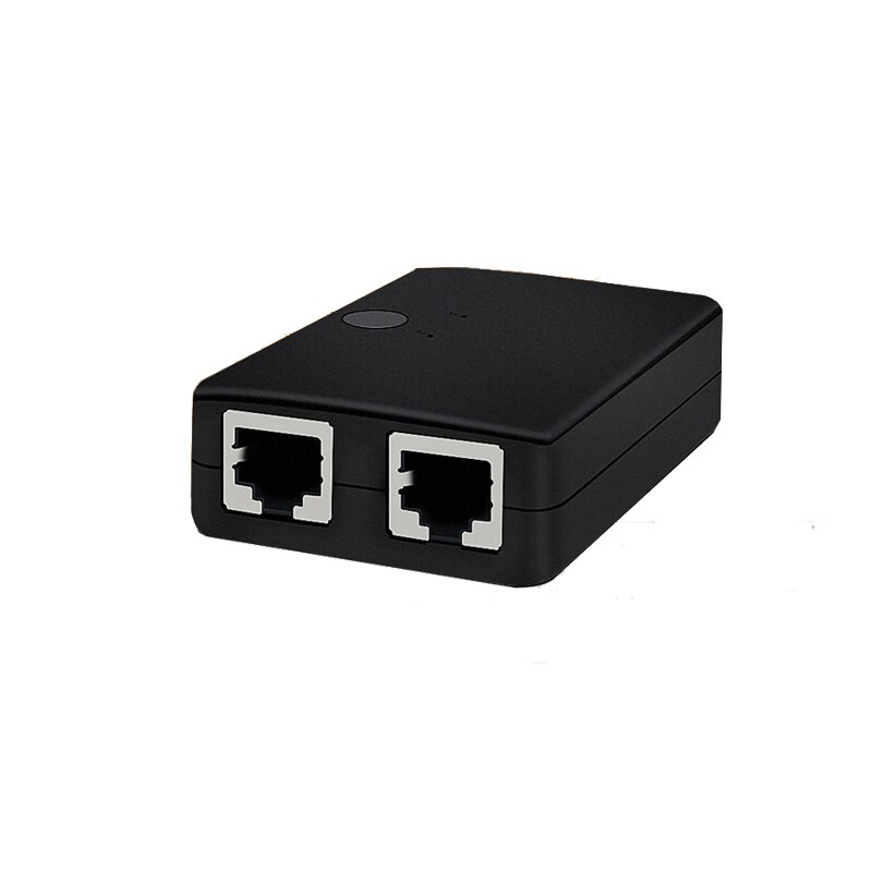 2 Port RJ45 Network Switch Electronic Network Cable Sharing Device Internal and External 2 input 1output