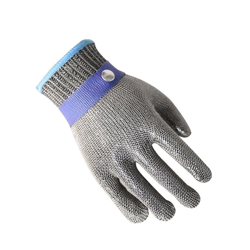 1 Stuk Kettingzaag Handschoenen Vingers Snijbestendige Staaldraad Handschoenen Anti-Snijden Beschermende Handschoenen Bescherming Draad Vlees Handschoenen FG04