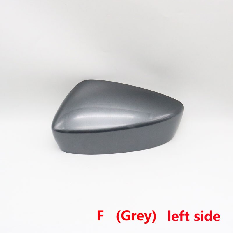 For Mazda 3 Axela Car Left Right Side Mirror Cover Housing Wing Door Mirror Shell Cap: F left side