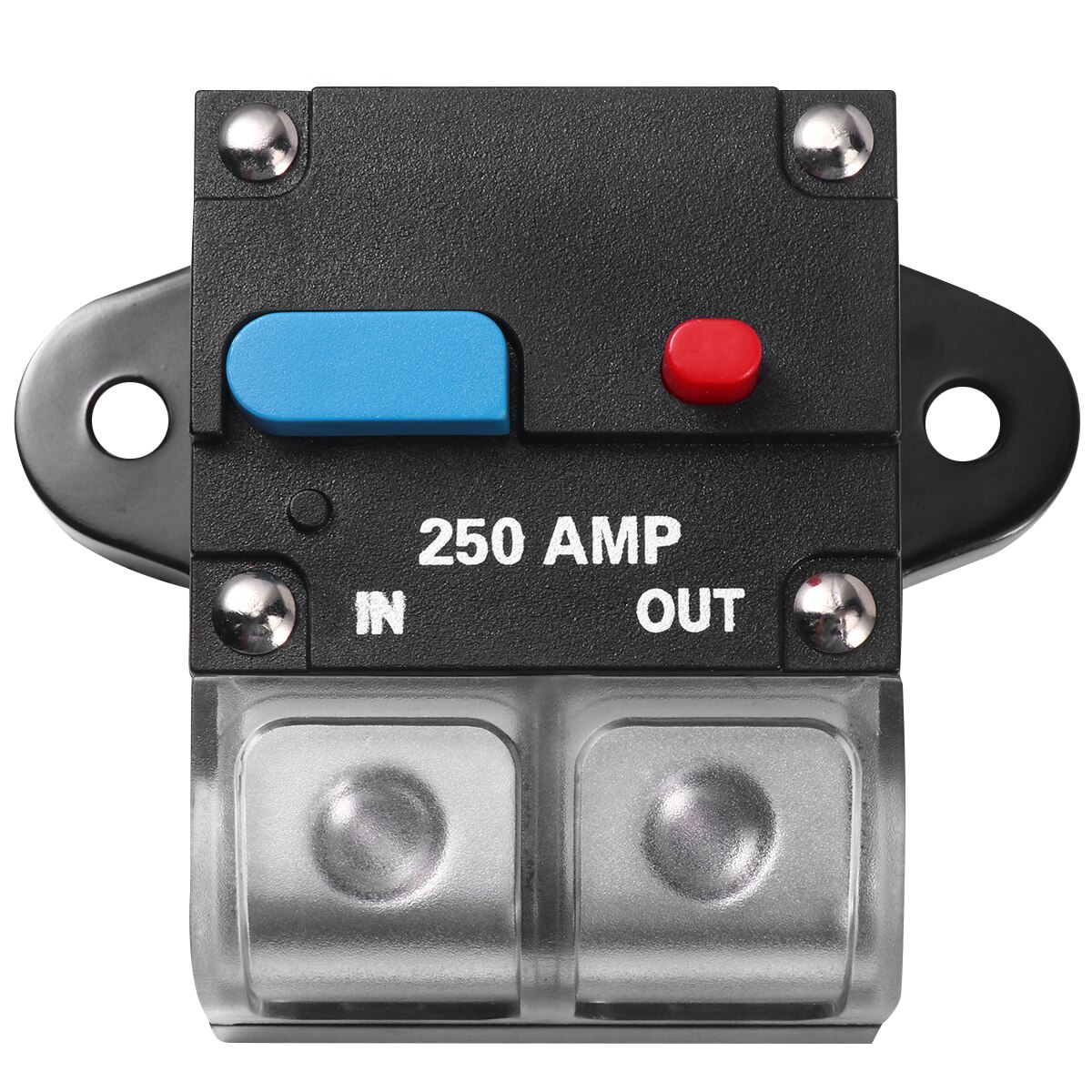100A 200A 250A 300A Car Resettable Circuit Breaker Self-recovery Fuses for Cars Manual Reset Button Fuse Car Accessories: 250A