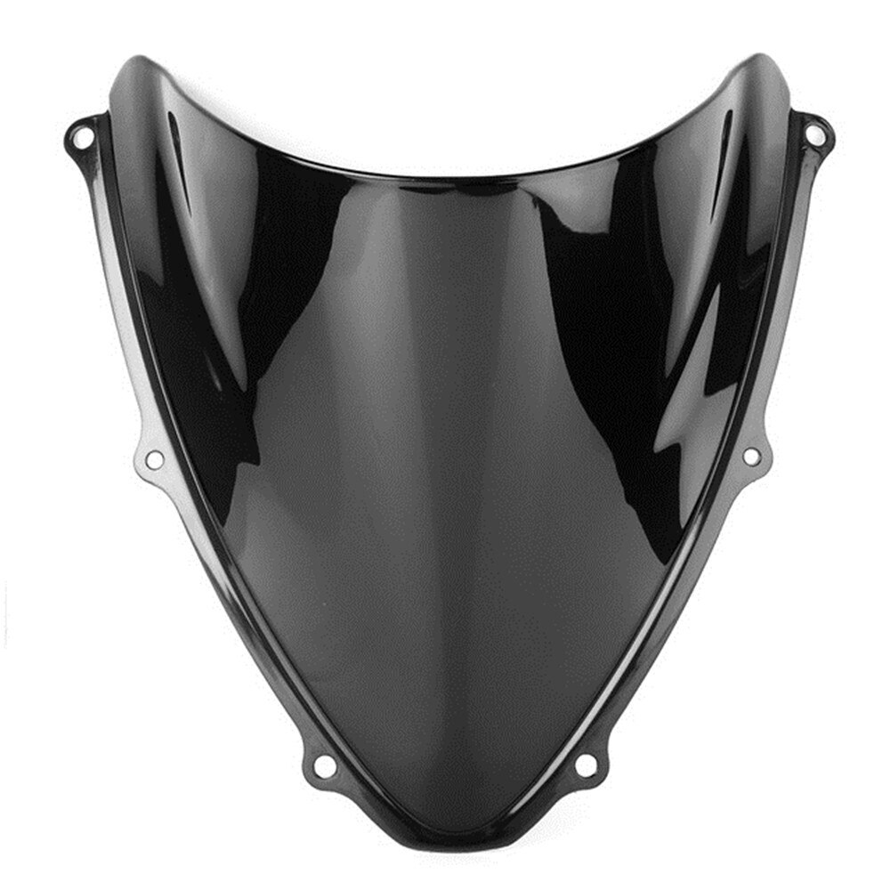 Moto Double bulle pare-brise pare-brise coupe-vent pour 2006 2007 Suzuki K6 GSXR600 GSXR750 GSXR 600 750: black