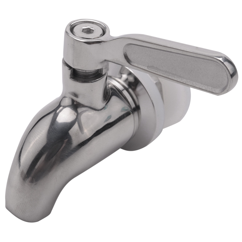 2X Stainless Steel Faucet Tap Draft Beer Faucet for Home Brew Fermenter Wine Draft Beer Juice Dispenser Drink