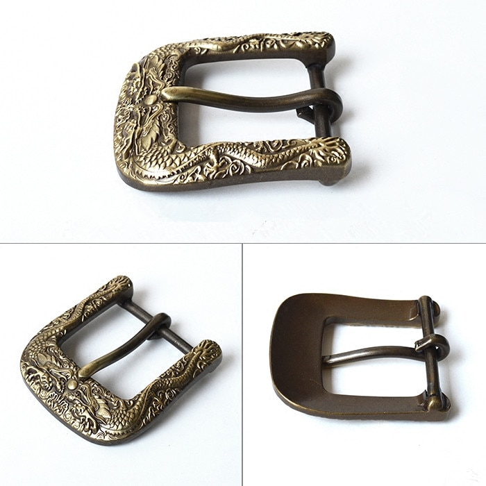 Hebilla de cinturón de latón macizo, apta para cinturones de 3.8-40cm anchos, para jeans, para hacer tú mismo, para cinturones, accesorios de cuero para manualidades.