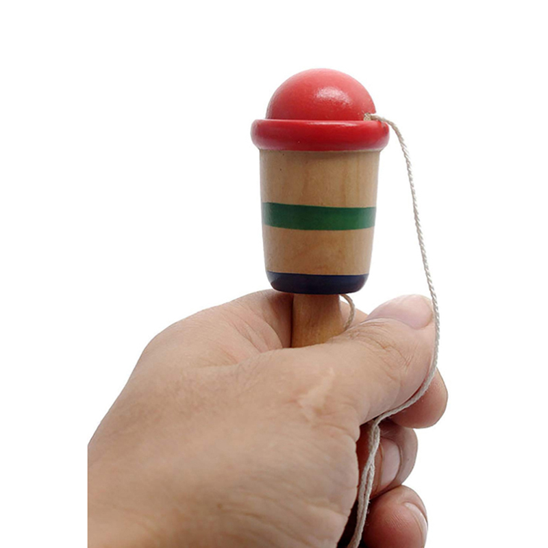 Kendama-vaso de madera antiestrés para niños, pelota de malabares, juguetes educativos para preescolar para niños, juegos divertidos al aire libre
