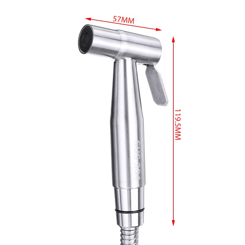 Handheld Bidet Spuiten Douche Set Badkamer Sproeier Douche Kit Bidet Kraan Rvs Wc Bidet Sproeier