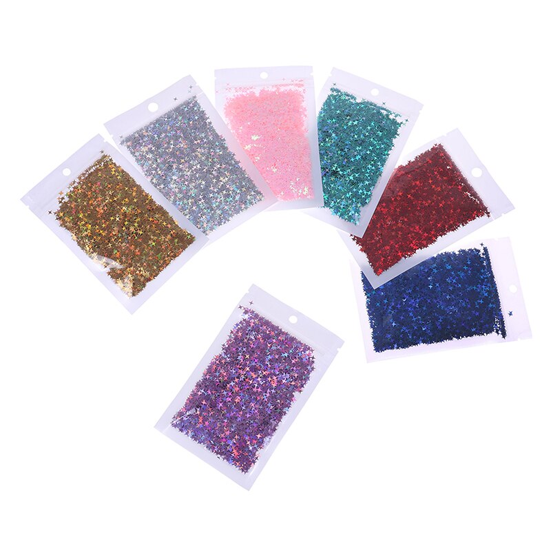 10g mischen Pailletten Pailletten Ultra Dünne Glitzernde Sterne PVC verlieren Pailletten Handwerk DIY Manikübetreffend Nagel Kunst Dekoration