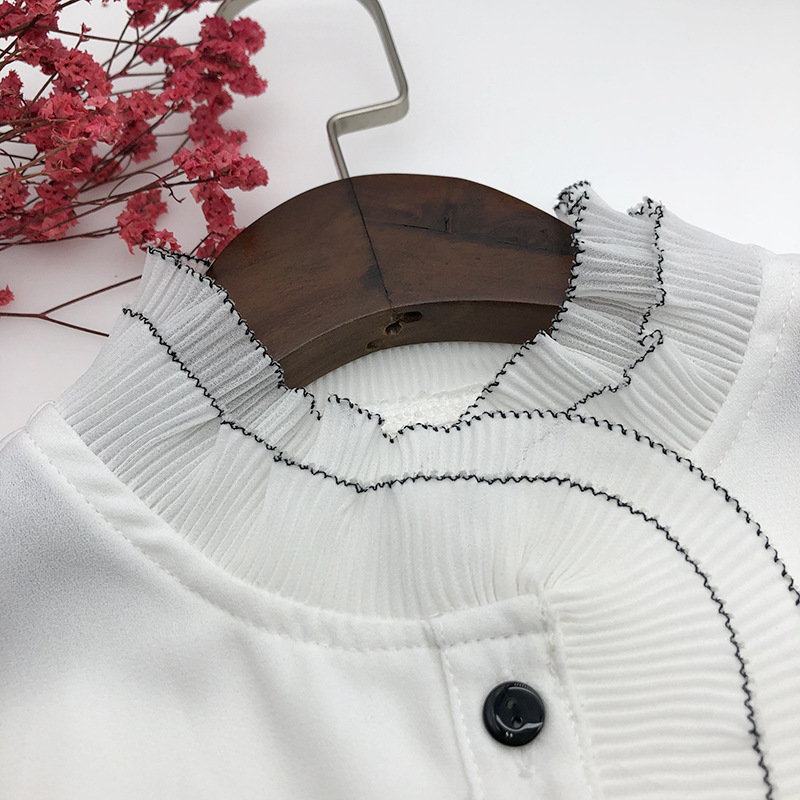 Dames Shirt Valse Kragen Nep Kraag Stand Blouse Top Vrouwen Kleding Accessoires 2022 Half-Shirt Afneembare Shirt Nep Kraagie