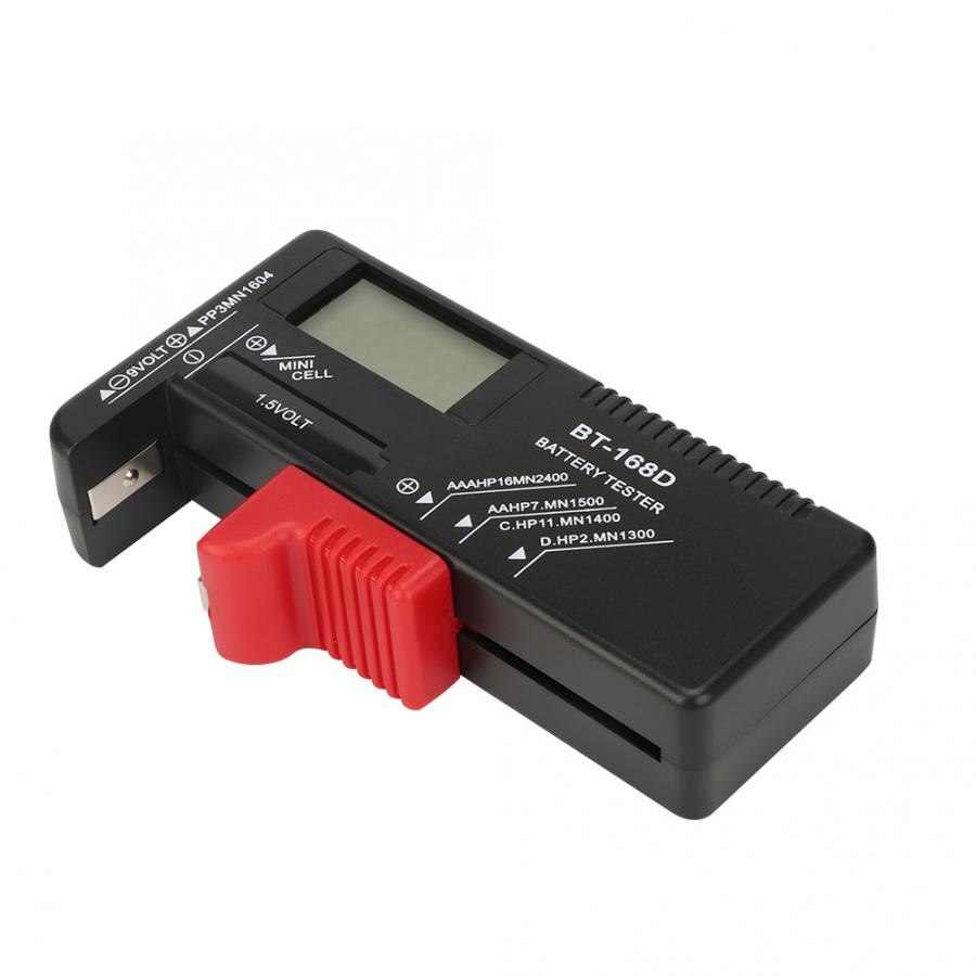 Portable Digital Battery Tester Digital 1.5V 9V Battery Tester Measuring Diagnostic Checker Analyze Battery Checker