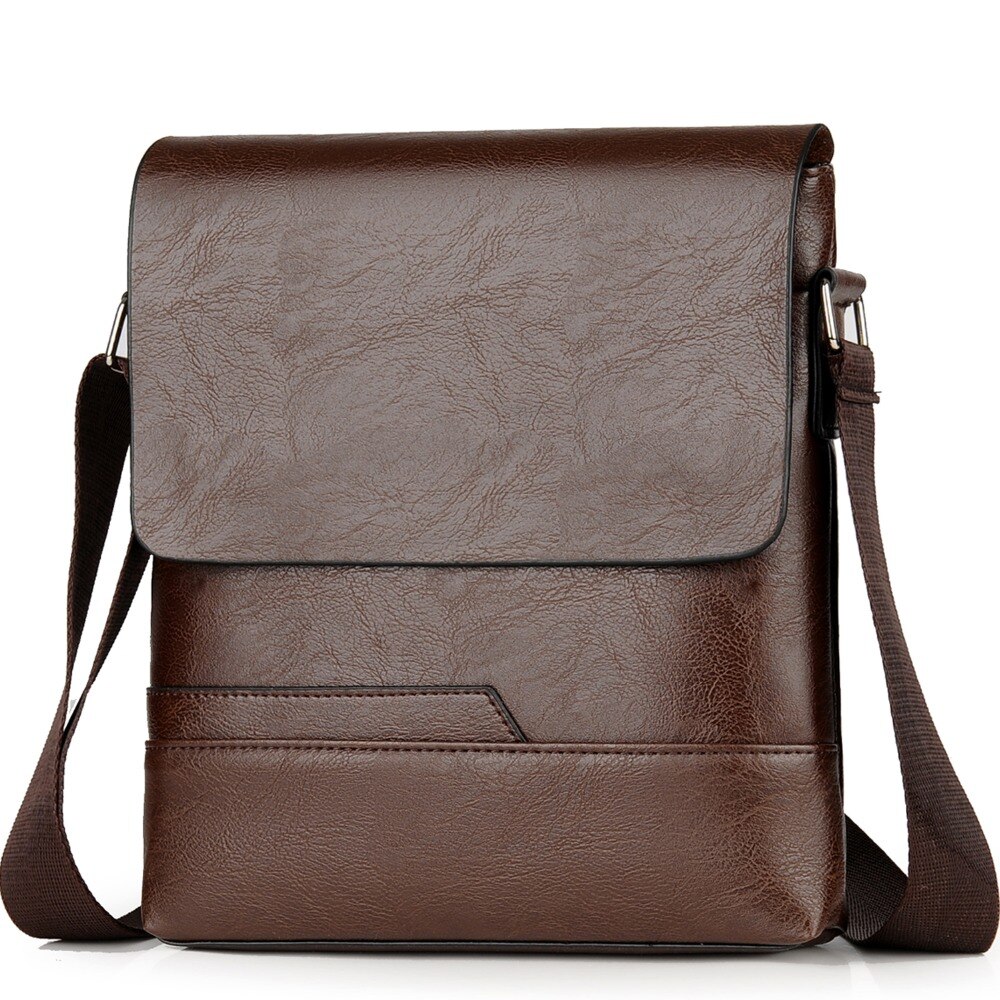 Heren schoudertas vintage leren messenger bags crossbody tassen heren eenvoudig casual zakelijk heren handtas