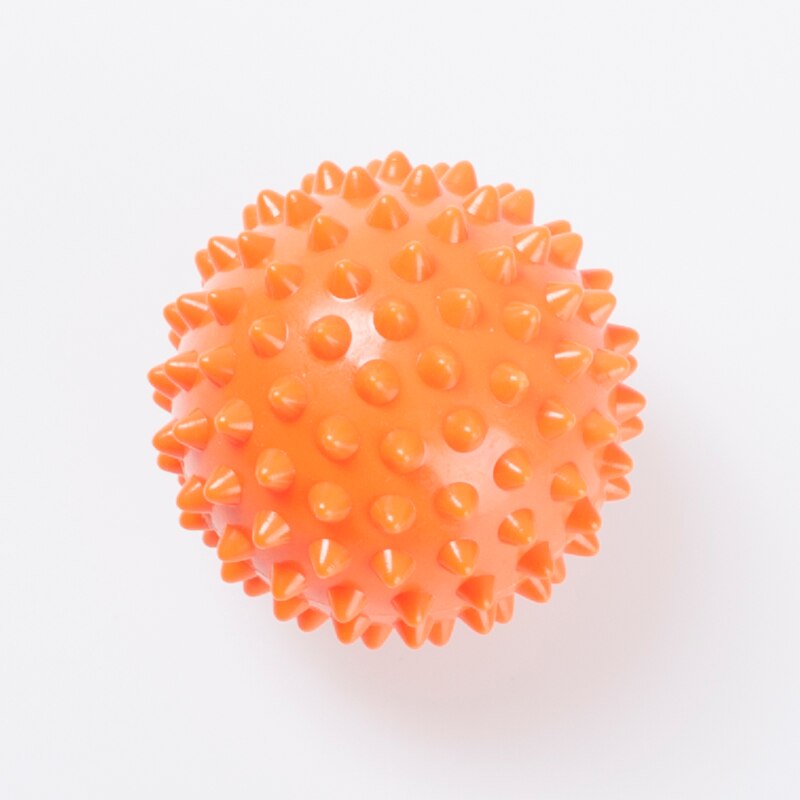 Physiotherapy Ball Fitness Acupoint Massage Ball Trigger Point Sport Yoga Ball Hedgehog Sensory Training Grip Spiky Ball 6.8cm: Orange