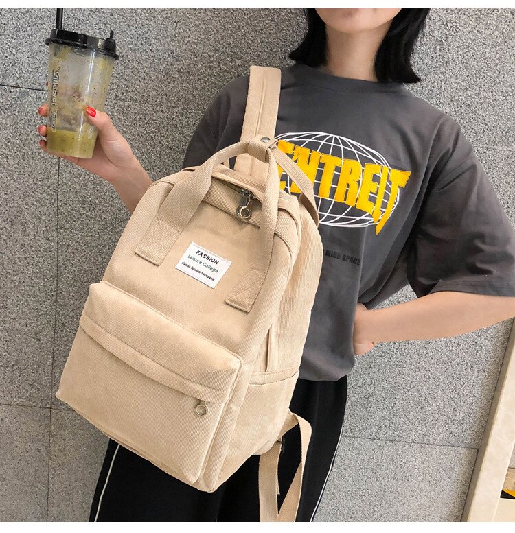 Trendy damesrugzak damesrugzak college schooltas harajuku reistas schoudertas voor tienermeisjes