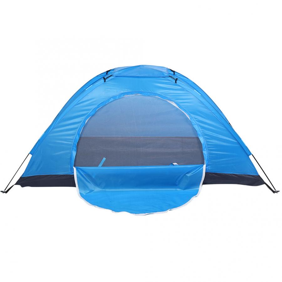 Outdoor-campingzelt, wasserdichtes ein-personen-zelt, ultraleichtes campingzelt, angelzelt, kletterzelt, wanderzelt, einlagiges zelt mit vordach