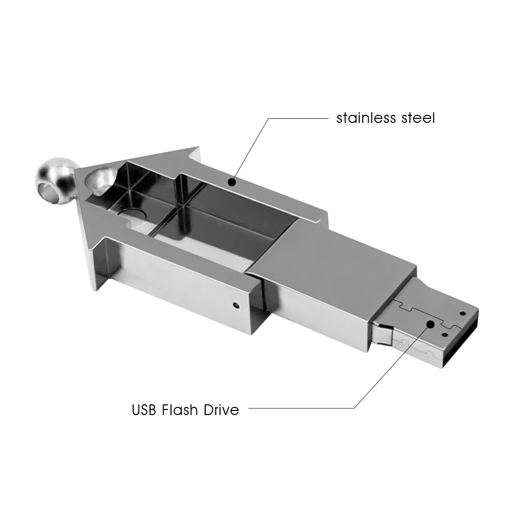Volledige zilver 4GB 8GB 16GB 32GB 64GB mooie usb flash drive, huis u disk huis flash disk