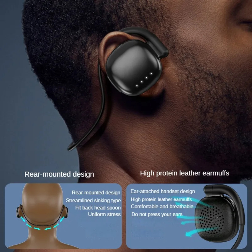 Sport Draadloze Oorhaak Ruisonderdrukking Luchtgeleiding Hoofdtelefoon Draadloze Oortelefoon Tws Bluetooth 5.3 Hoofdtelefoon