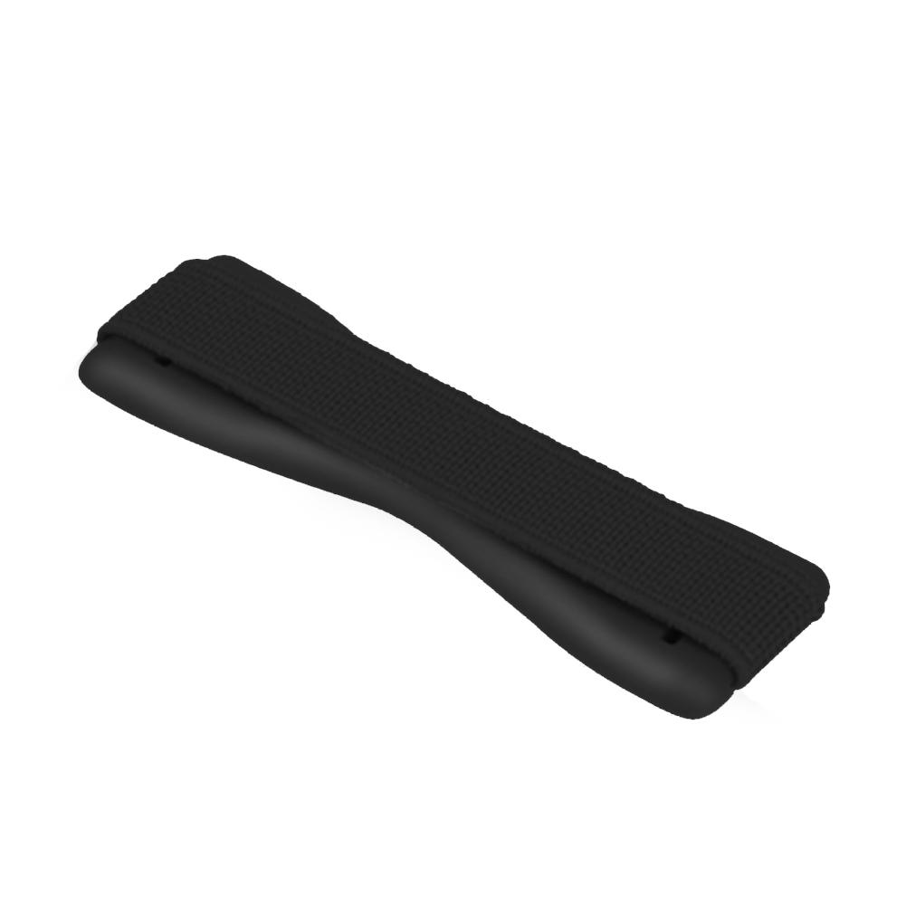 For Apple iPhone Finger Phone Grip Elastic Band Strap Universal Phone Holder for Mobile Phones Tablets Anti slip: Black